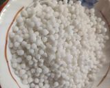 A picture of step 1 of Namkeen sabudana.