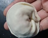 A picture of step 7 of Momos and dip.