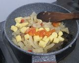 Foto langkah ke 4 dari resep Oseng Kikil Putren Tahu ala Fe.