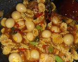 Foto langkah ke 4 dari resep Oseng putren telur puyuh pete kecap pedas #4.