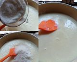 A picture of step 2 of Paneer Milk Coconut Burfi.