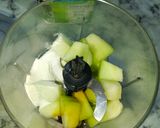 Foto langkah ke 2 dari resep Jus Melon Creamy.