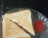 A picture of step 4 of Chicken cheese sandwich.