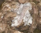 A picture of step 3 of Green chicken Kardahi.