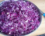 பர்ப்பிள் முட்டைகோஸ் கலர்ஃபுல் பொரியல் (Purple muttaikosh colorful poriyal Recipe in Tamil) ரெசிபி ஸ்டேப் 1 புகைப்படம்