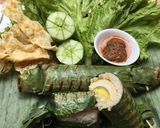 Foto langkah ke 4 dari resep Nasi bakar ayam.