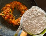 A picture of step 2 of ડુંગળી - ટમેટા ના પરાઠાOnion- tomato paratha.