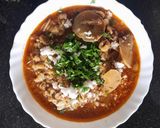 A picture of step 4 of Bamboo shoots & Vaal curry.