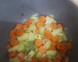 Foto del paso 2 de la receta Lentejas con verduras y arroz en olla GM