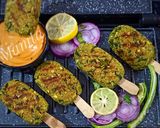 A picture of step 4 of Grilled Chickpea Spinach kabab (oil free).