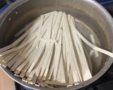 Foto del paso 6 de la receta: Fideos cinta con bolognesa a cuchillo