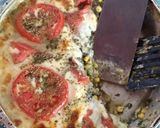 Foto del paso 5 de la receta: Berenjenas con espinaca, choclo, salsa blanca, queso y tomate