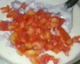 A picture of step 4 of Suji chilla.