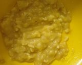 A picture of step 1 of Banana Modak.