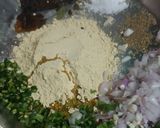 A picture of step 1 of Bihari Makuni Paratha.