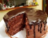 Foto langkah ke 8 dari resep Chocolate cake / spongecake coklat.