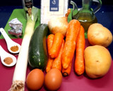 Foto del paso 1 de la receta: Puré de verduras con queso gorgonzola