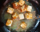A picture of step 1 of Paneer salad with teriyaki sauce.