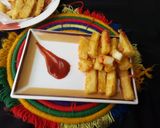 A picture of step 3 of Yam fries.