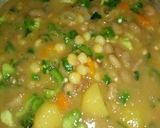 A picture of step 6 of Githeri with potatoes #4 weeks challenge#.