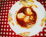 Foto del paso 4 de la receta: Albóndigas de berenjenas, con salsa y queso magro! 💚💚💚👋👏