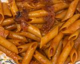 Foto del passaggio 4 della ricetta Penne lisce all’assassina versione amatriciana