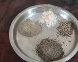 A picture of step 1 of Wheat Flour Masala Puri.