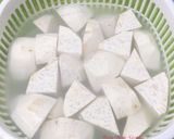 Hình bước làm 1 của món Bánh Khoai Môn Chà Bông Trứng Muối