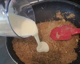 A picture of step 7 of Mohan Thaal (gram flour fudge).