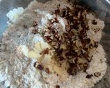 A picture of step 1 of Whiskey Caramel and Banana Self-saucing Pudding.