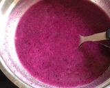 A picture of step 1 of Jamun shorbat.