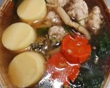 รูปขั้นตอนการทำที่ 8 ของ แกงจืดตำลึงไก่สับเต้าหู้อ่อน