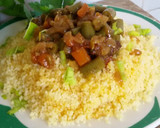 Foto del paso 4 de la receta: Cuscús con judías verdes salteadas vegetariana