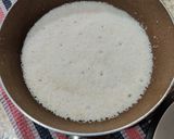 A picture of step 3 of Curd samak rice.