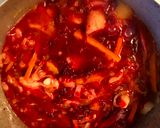Foto del paso 10 de la receta: Mi borsch de invierno, sopa caliente de remolacha para el frío