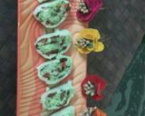A picture of step 3 of Coconut paan roll.