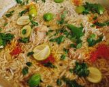 A picture of step 4 of Chicken Biryani Pulao 😋🤩.