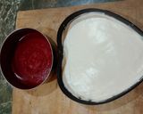 Foto del passaggio 22 della ricetta Cheesecake con Pasta Sfoglia Dolce Friabile e Salsa di Ciliegie a Specchio