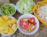 Hình bước làm 2 của món Canh chua cá Basa