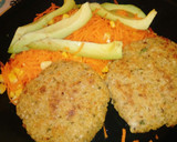 Foto del paso 3 de la receta: Hamburguesas de trigo bulgur Veganas!! Con ensalada de palta, zanahoria y choclo!!