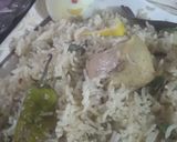 A picture of step 3 of White Pulao.