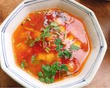 Hình bước làm 2 của món Canh chua đậu phụ dấm bỗng