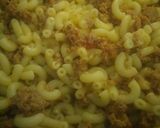 Foto del paso 3 de la receta: Pasta con carne molida de pavo y queso americano