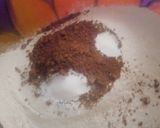 A picture of step 1 of Fondant chocolate cake.