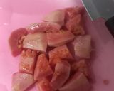 Foto langkah ke 1 dari resep Guava + Selasih with Coconut Water+ Condensed Milk Ice (Ala Chef).