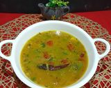 A picture of step 4 of Panch Phoron Piyaz Die Masoor Dal Bengali Style.