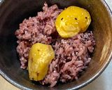A picture of step 5 of Japanese Easy Chestnut Rice 簡単栗おこわ.