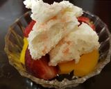 A picture of step 5 of A Strawberry Treat with fresh whipped cream 💖.