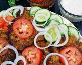 A picture of step 6 of Chapli kabab.