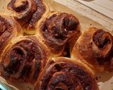 Une image de l'étape 10 de Cinnamons rolls au chocolat 🍫.